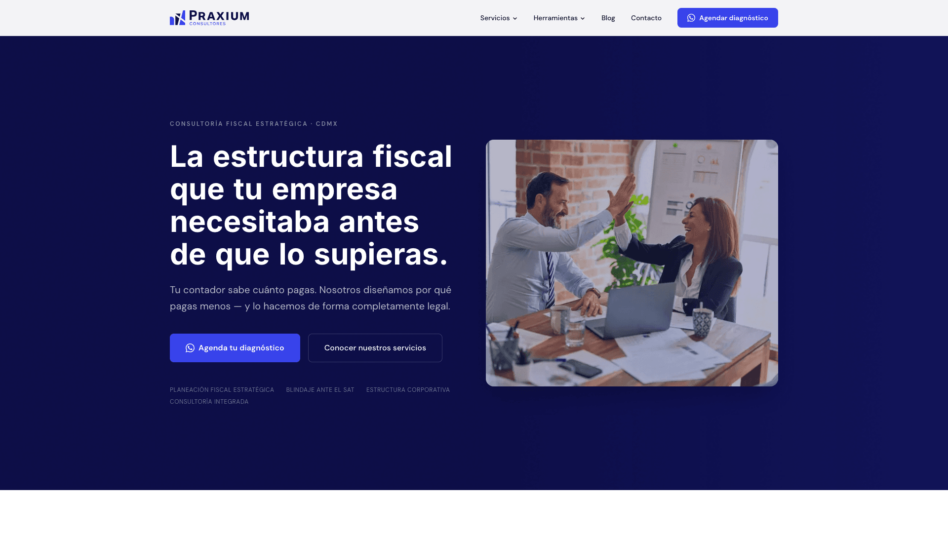 Praxium: Consultoría fiscal estratégica para PyMEs